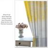 Yellow Abstract Window Curtain, Modern Abstract Rust Art Painting Print Window Drapes for Living Room Bedroom 42" W X 45" L(No B