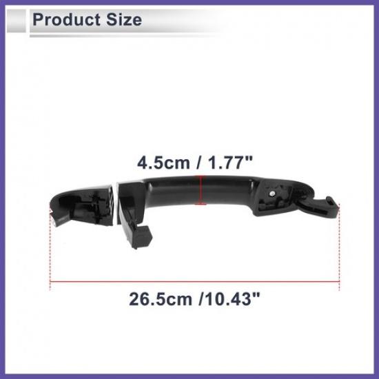 Front Right Car Exterior Door Handles Fit for Hyundai Santa Fe 2007-2012