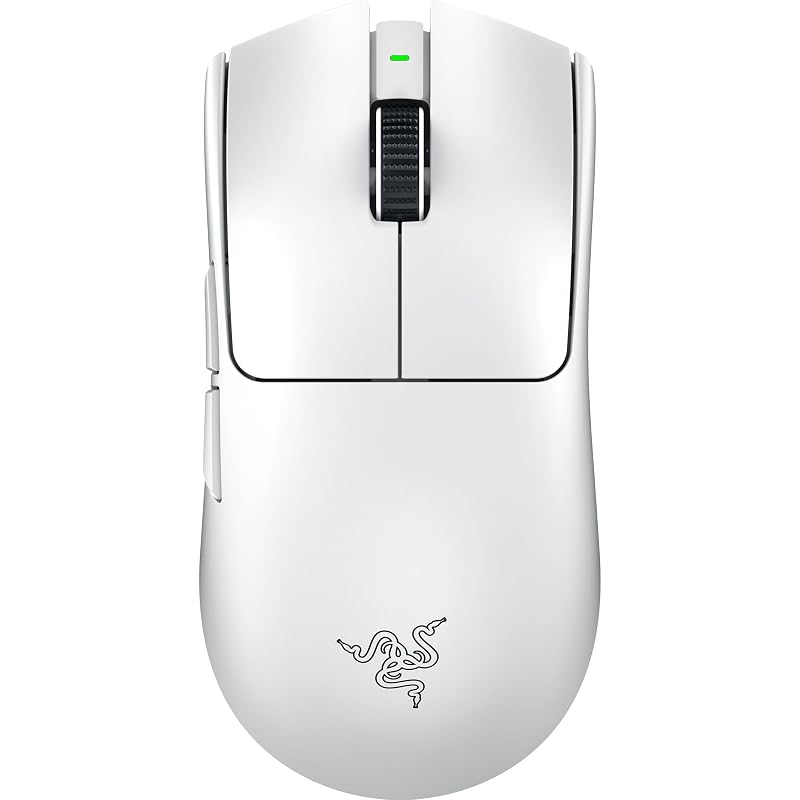Razer Viper V3 Pro White Edition Wireless Gaming Mouse with Focus Pro 35K Sensor, 35000 DPI, Fast Response, Optical Switches, and 6 Buttons