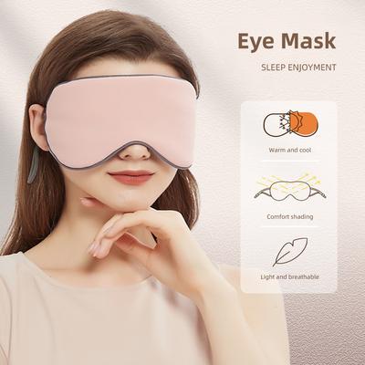 Double-sided Dual Color Breathable Eye Mask Comfortable Blackout Adjustable Sleeping Eye Mask Eye Relaxation Sleep Care #470238
