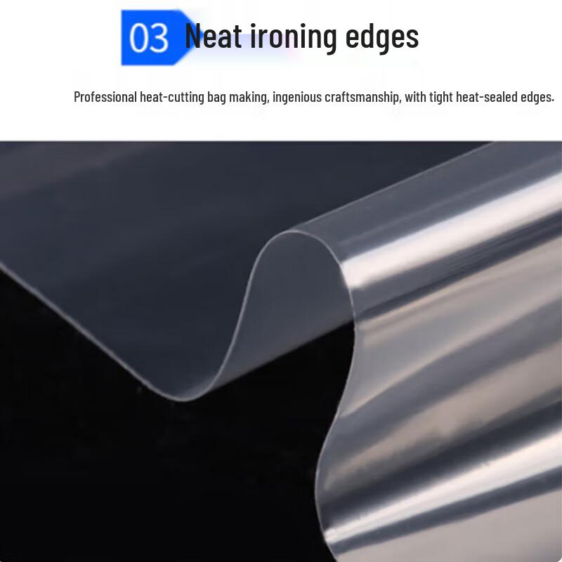 Thickened Red-Edge Sealable Transparent Sample Bags