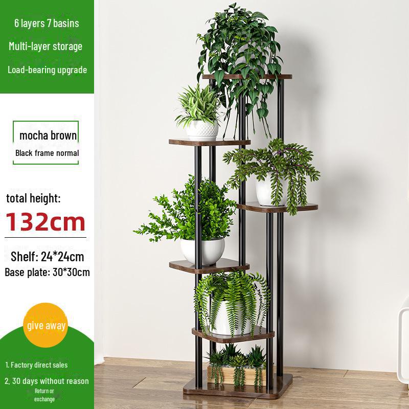 Cross-Border Multi-Layer Indoor Flower Rack for Living Room or Balcony