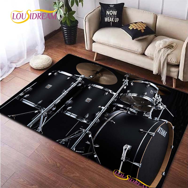 Drums Brand Carpet for Living Room Bedroom Rugs Kitchen Kids Door Unslip Floor Mats Birthday gift photography props Alfombra Rug
