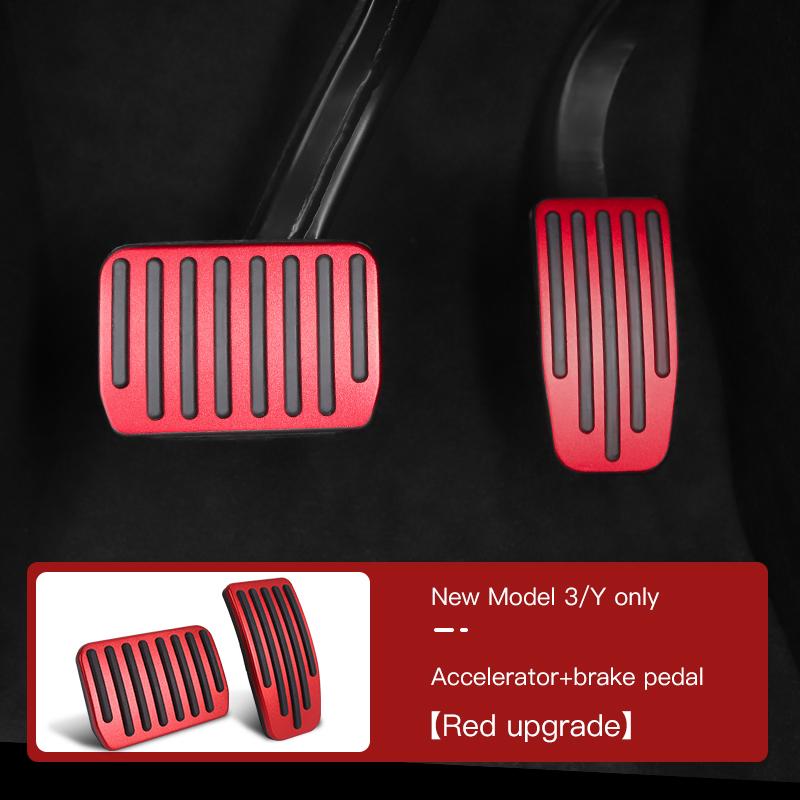 

Для Tesla Model 3 Model Y 2022 2023 педаль топлива педаль тормоза подставка для педали для автомобиля Tesla Red For 3 Y 2023