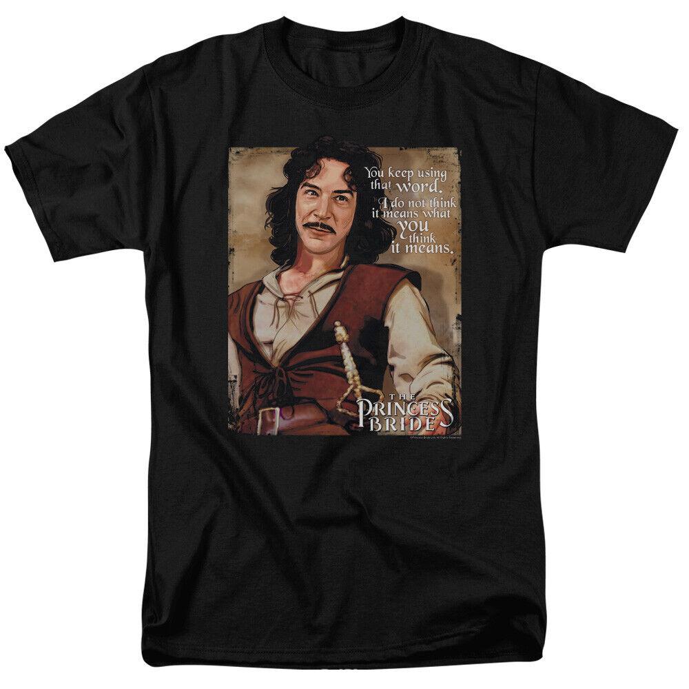 

Черная футболка унисекс The Princess Bride Word 80S Movie Tee Inigo