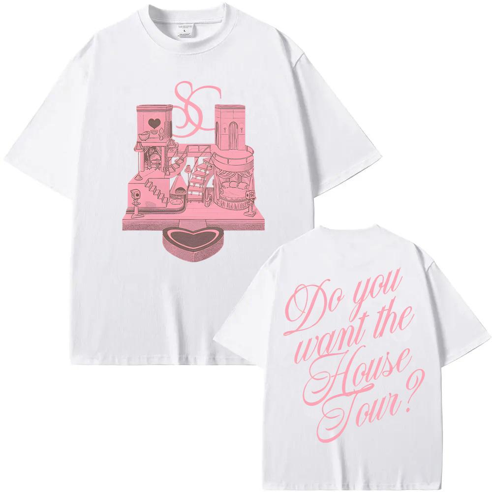 Haus Tour T-Shirt 2026 Neuer Stil Sabrina Carpenter Gleich Wie T Shirt 100% Baumwolle Rundhals Kleidung
