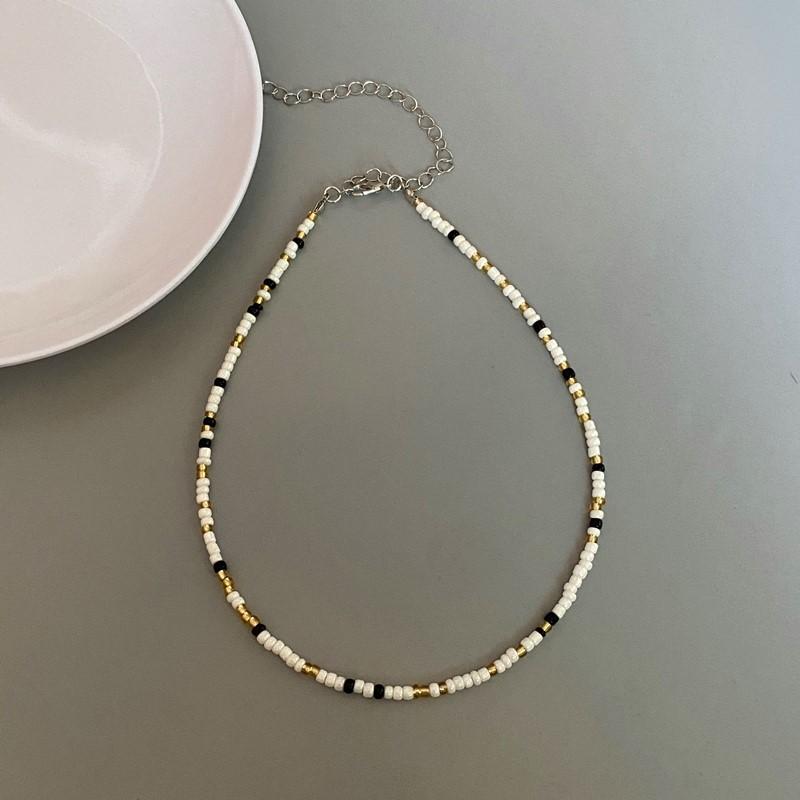 Новая Бижутерия Бусины Бохо Чокер Цепочка Модный Шарм Ожерелье Цветное Ручная Работа Colar Ожерелье Ожерелье Бижутерия Женское