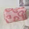 Heart Plush Large Capacity Travel Makeup and Toiletry Bag