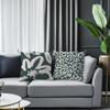 2 Pack Teal Beige Abstract Floral Pillow Covers Double Sided Print Brushstroke Modern Cushion Cases Home Decor For Sofa Bedroom