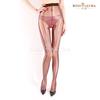 Sexy Aurora Clue Jacquard Stockings One-Line Crotch Open Vertical Pantyhose Girl Party Dance Cos Ootd Summer Fashion Sex Fun