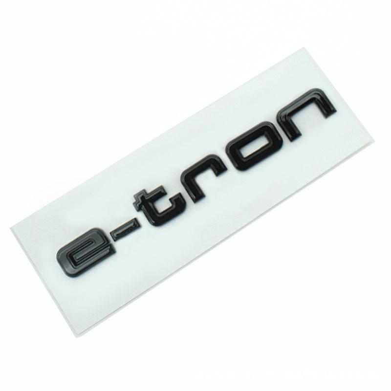 e-tron tail badge car stickers for S new pure electric rear trunk modification label displacement sign logo car accessories