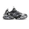 adidas XLG RUNNER DELUXE Resistentes a la abrasión Transpirables Caña baja Zapatillas de Running Unisex Negro Gris IH0070(Equipo 140-)