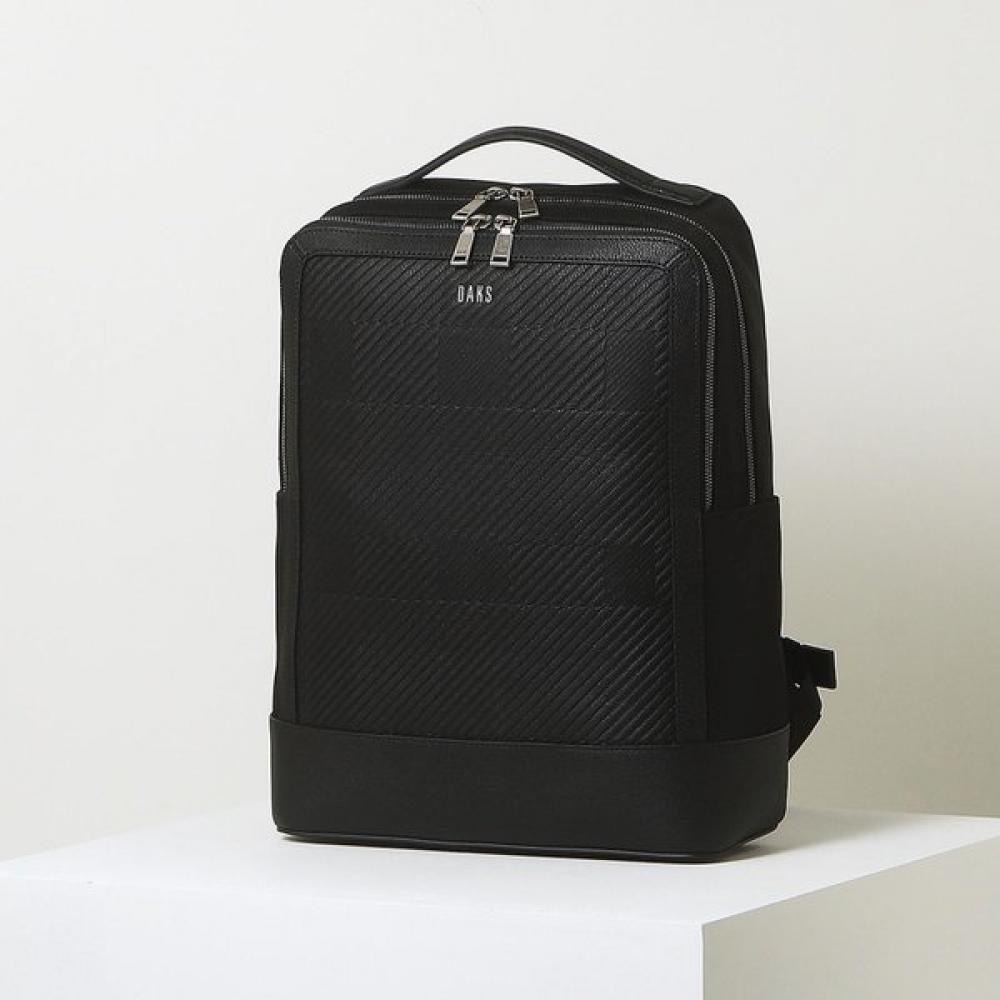 

Daks Black House Check Pattern Leather Backpack For 15 Inch Laptop Dbba4f308bk Single option