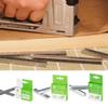 1000 Stück 8/10/12 mm Türförmige Klammern Nägel Heftklammermaschine Zubehör Rahmenbau T-förmige Klammern Holzbearbeitungsnägel