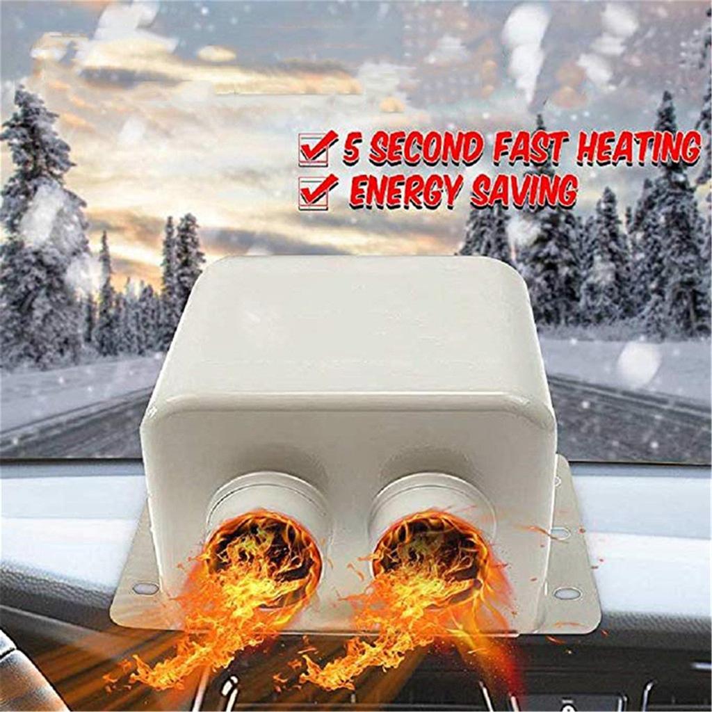 Car Heater With Low Consumption And High Heat. Car Heater With 2 Holes Demister