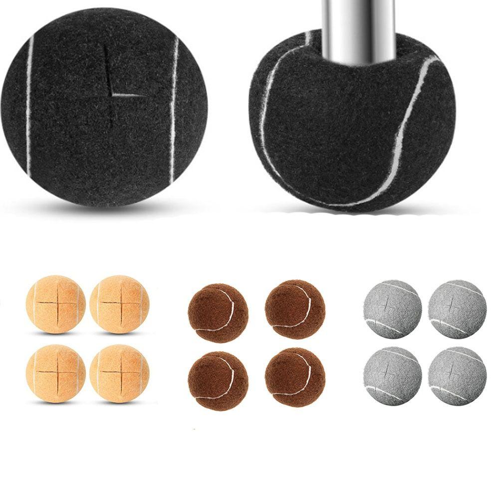 4PCS/set Tennis Balls Shape Chair Leg Floor Protector Nonslip Floor Protection Table Leg Cover Thicken Anti-Noise Stool Leg Cap