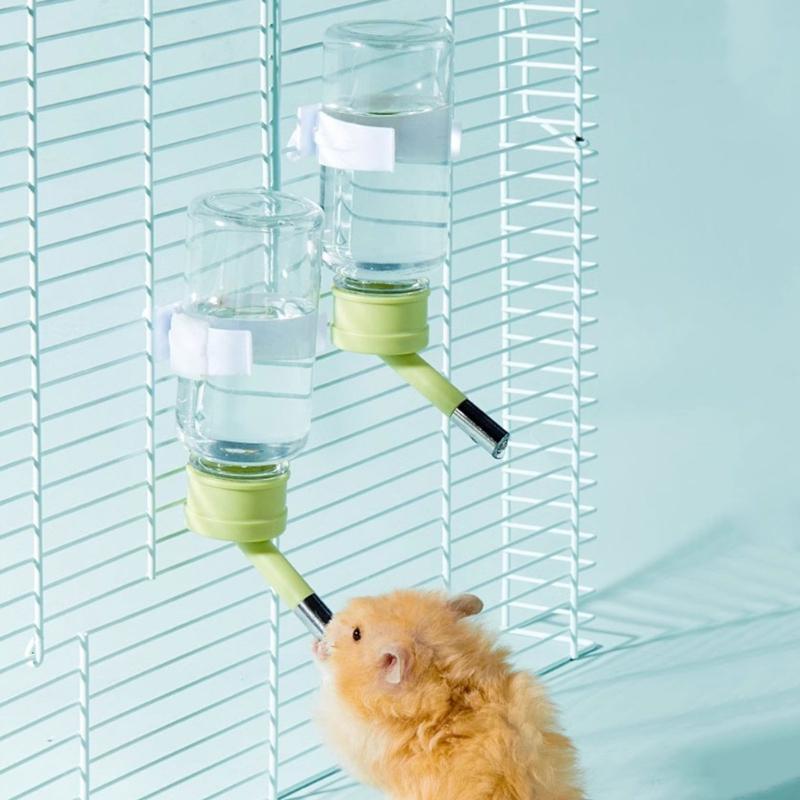 Hanging Hamsters Water Dispenser for Hamsters Cage Automatic External Small Animals Water Bottle NonMess Watering Supply