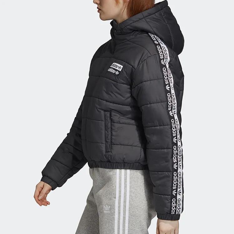 Adidas Originals Thermal Puffer Jacket Women's Black (Unisex) Cropped Coats FJ6523