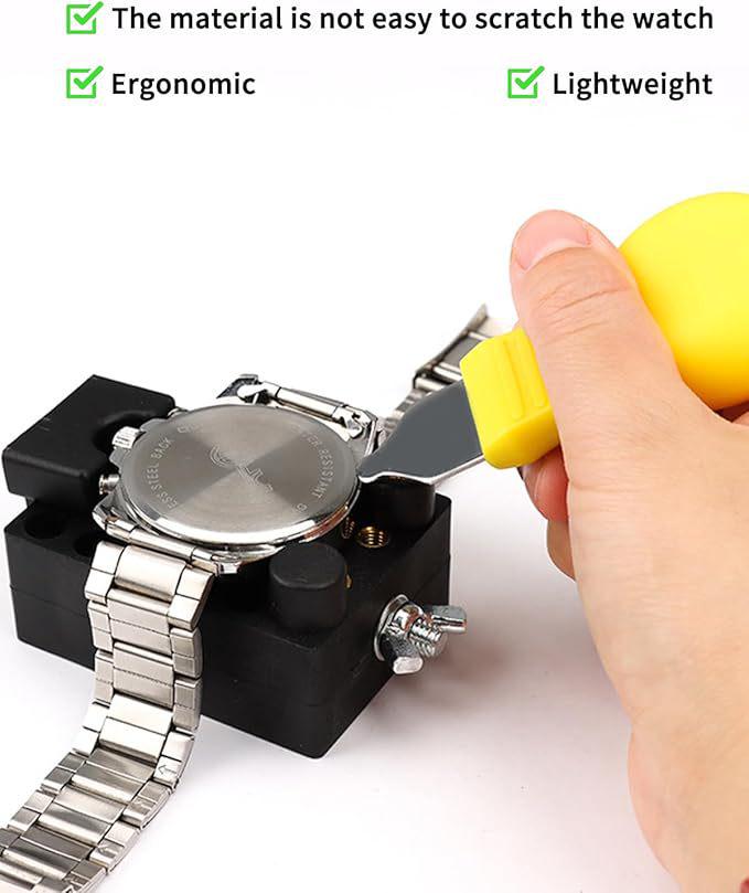 147-Piece Watch Repair Tool Kit for Disassembly and Battery Replacement