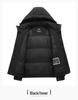Men's Winter Hooded Windproof Duck Down Jacket - Thick, Warm, High-Quality Outerwear