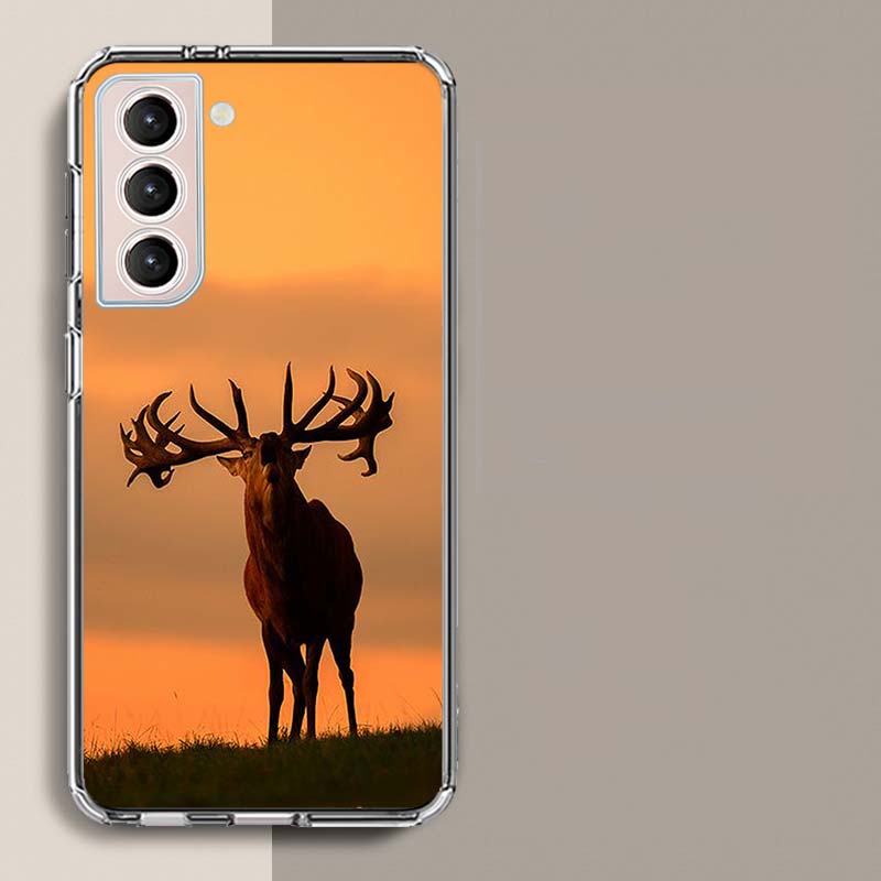 Deer Hunting Camo Phone Case For Galaxy A14 A24 A34 A54 Samsung A02S A12 A22 A32 A42 A52 A72 A13 A33 A53 5G A03 A03S A23 A73 A20