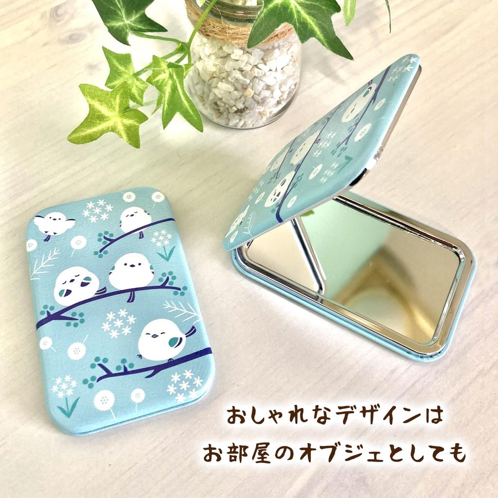 Compact Hand Folding Hand Cute Shimaenaga Kotori [Kinagani Shimaenaga] Mirror, Mirror, Portable, Mirror, Mirror, Character, (1 piece)
