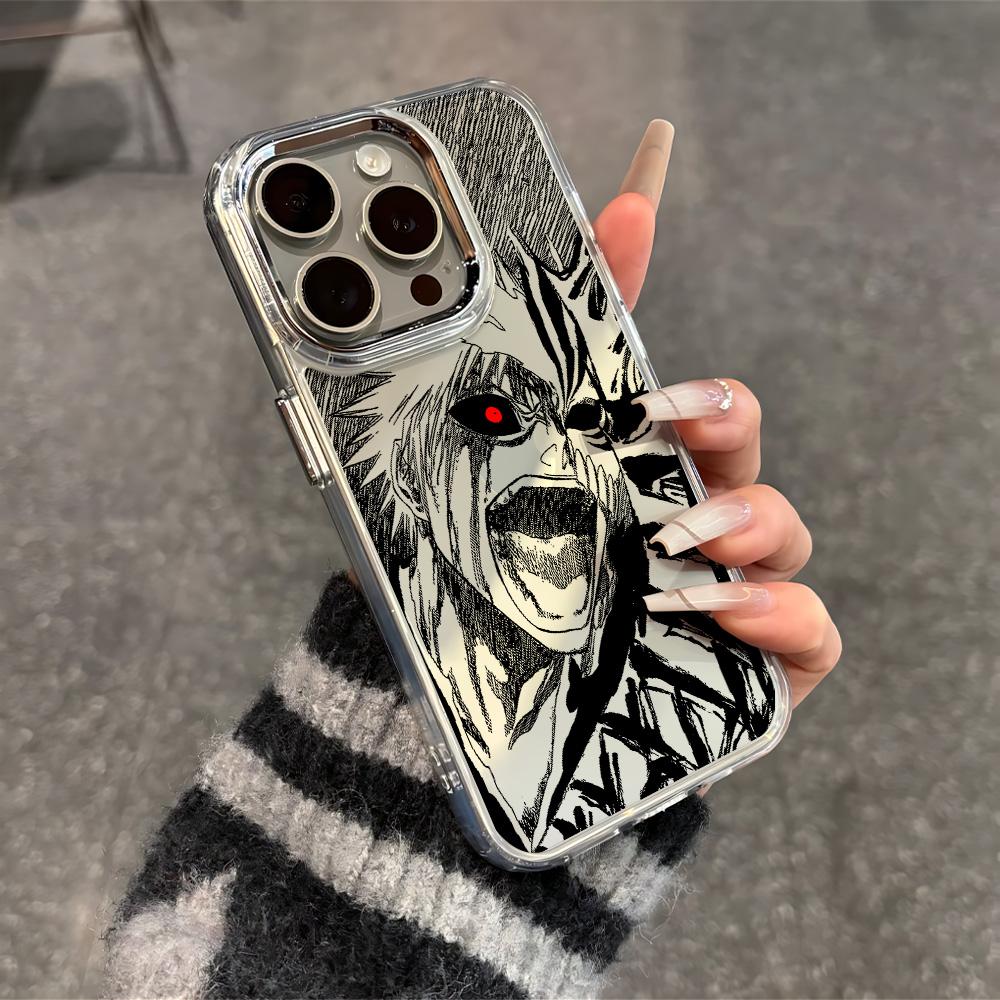 Phone Case Anime B-BLEACHS For iPhone 17 16e 16 15 14 13 12 11 mini Pro Max X XR XSMAX 8 7 Air Plus Transparent Soft Cover