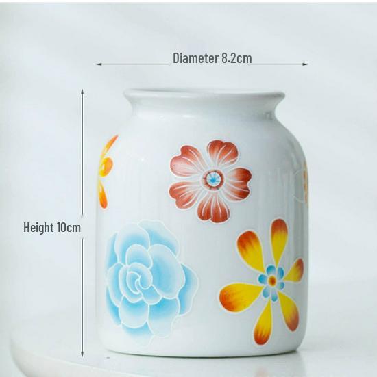 Antique Blue and White Chinese Porcelain Vase - European & American Handicraft for Flower Arrangements