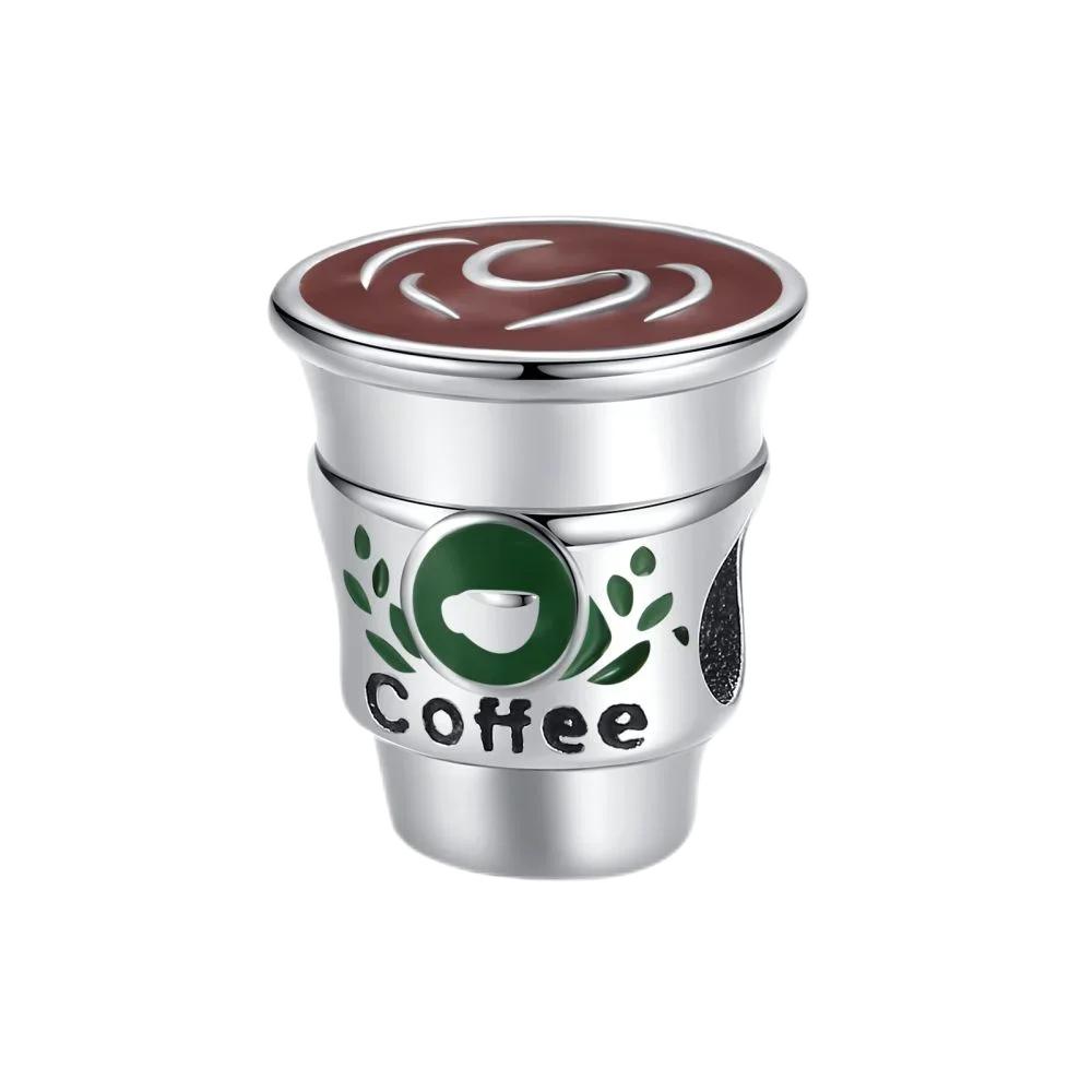 Classic Copper Charm Coffee Cup Bead Perfect For Diy Original Bracelets Necklaces Pendants Exquisite Jewelry Gift