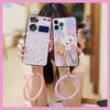 Bracelet Cute Phone Case For ZTE Nubia Z60 Ultra Heat Dissipation Cartoon Protective Dirt-resistant Personality Funny