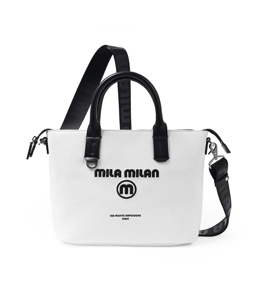 Mila Milan Pupurie Tote Bag [Mila Milan] Men's Shoulder/Mini No.248511 (White)