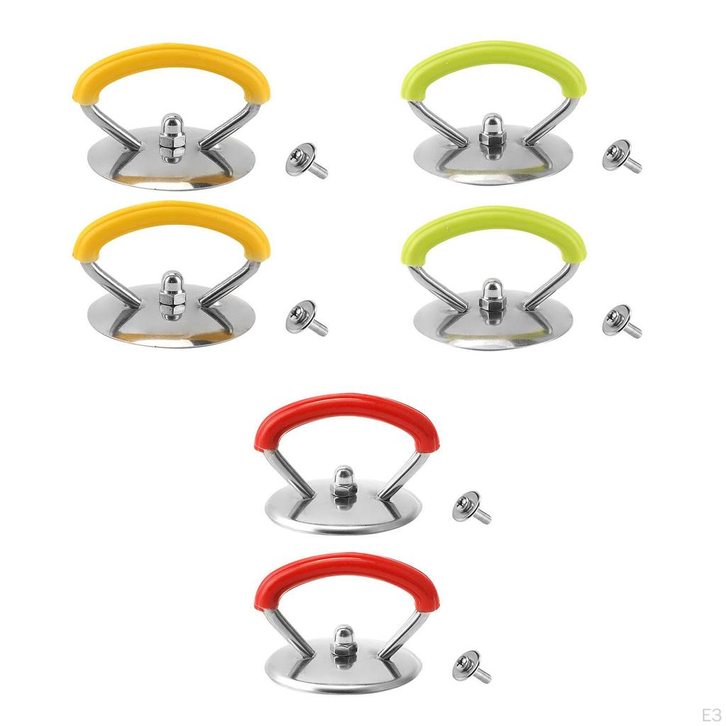 Juego de Asas para Tapas de Olla de Acero Inoxidable