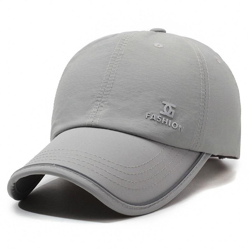Summer quick-drying hat outdoor visor light and breathable cap men's and women's fashion baseball cap simple sports cap