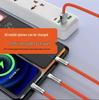 120W Jike Line One-to-Three Fast Charging Cable for Apple Huawei Honor