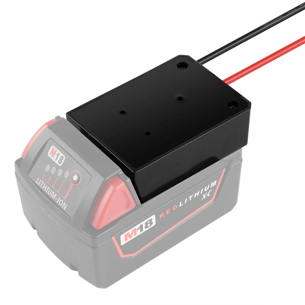 Ekstern batteriadapterkonverter for M18 18V 20V litiumbatteri DIY Power Tool Elektrisk forlengelsesutgangsadapter