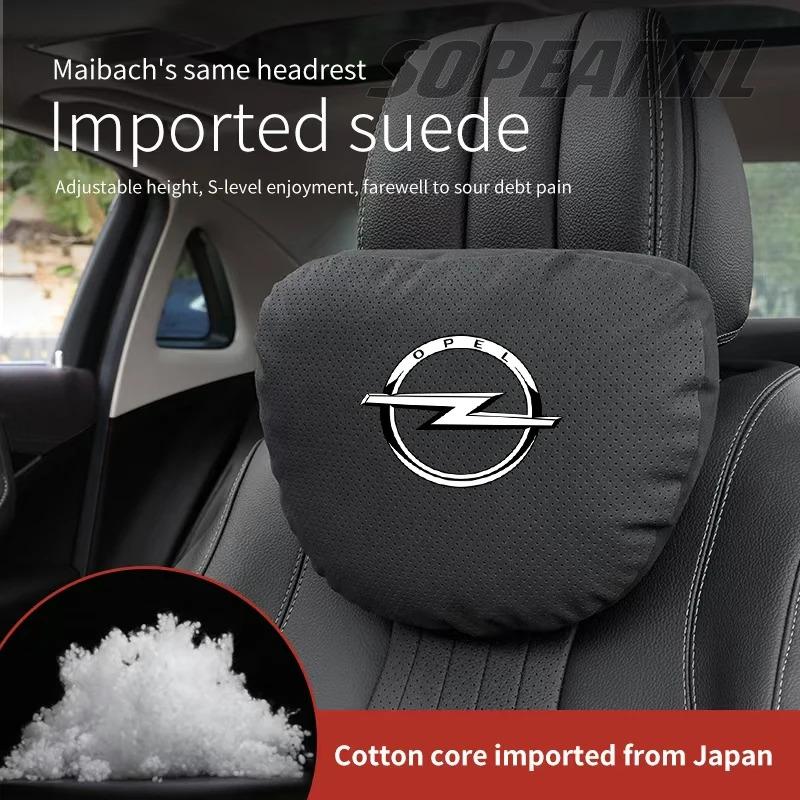 Car Headrest Lumbar Rest CushionOpel Astra Corsa Grandland Insignia Mokka Vectra GTC Tigra Vivaro Zafira Combo Vivaro GTC Delica