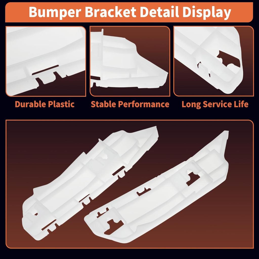 Front Bumper Bracket for Honda Odyssey 2005 2006 2007 2008 2009 2010 No.71198SHJA00/71193SHJA00/HO1042109/HO1043109 Front Left Right 1 Pair