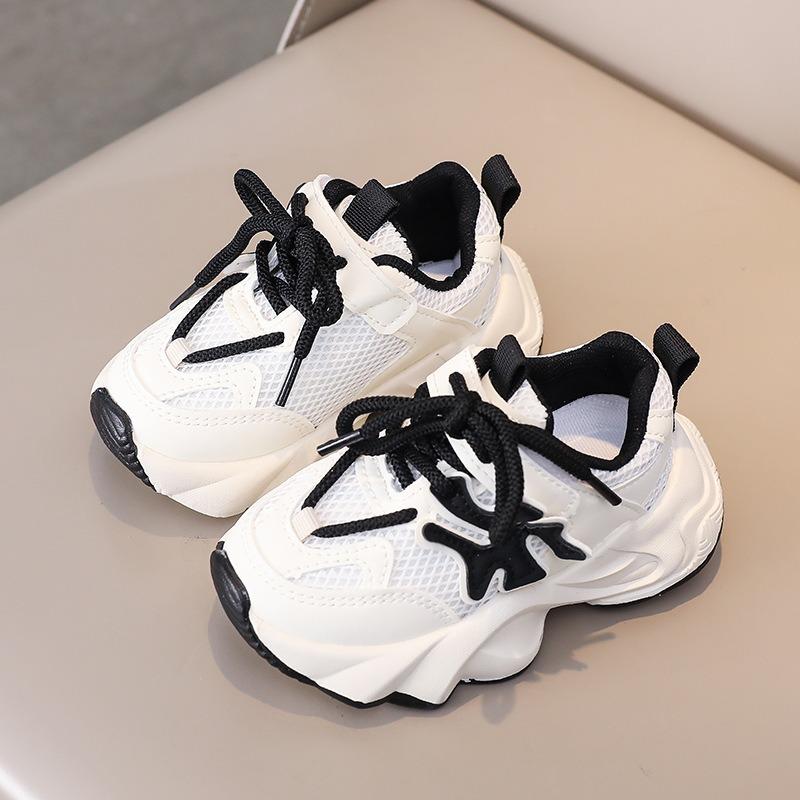 Boys' Mesh Sports Shoes | Breathable Children's Sneakers, Girls' Single-Layer Mesh Casual Shoes Trendy Sneakers
