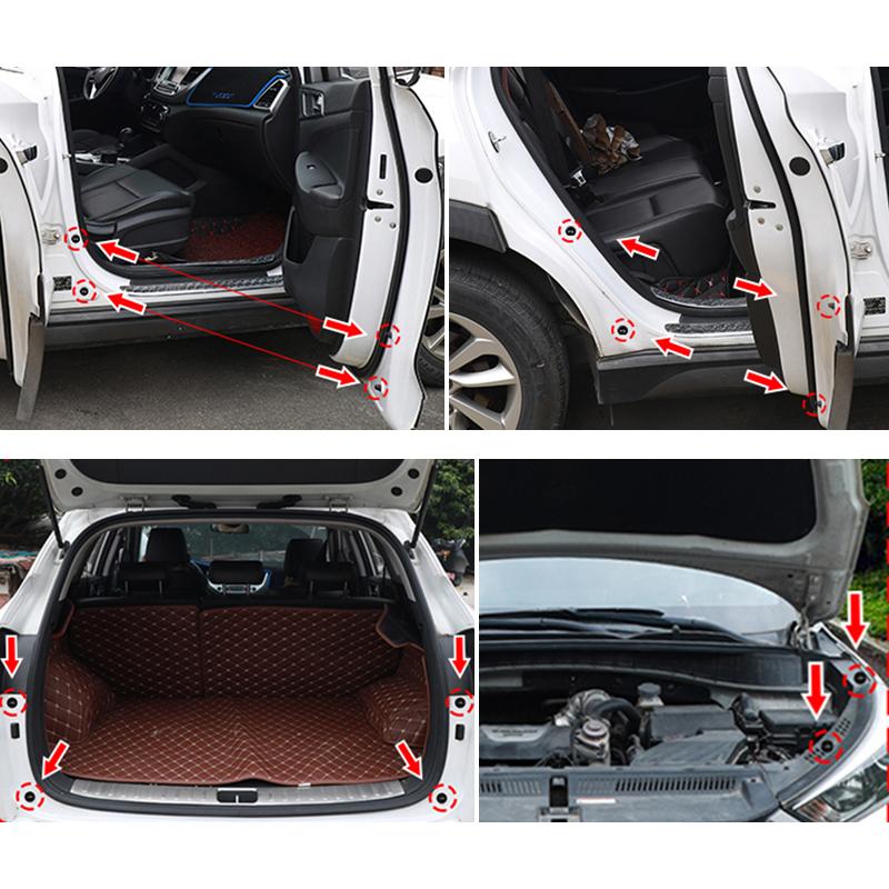 Car Door Shock Absorber Pads Buffer Anti-collision Gasket For Ford Escape Kuga Mondeo Ecosport Fiesta Focus 2 3 MK1 MK2 Fusion