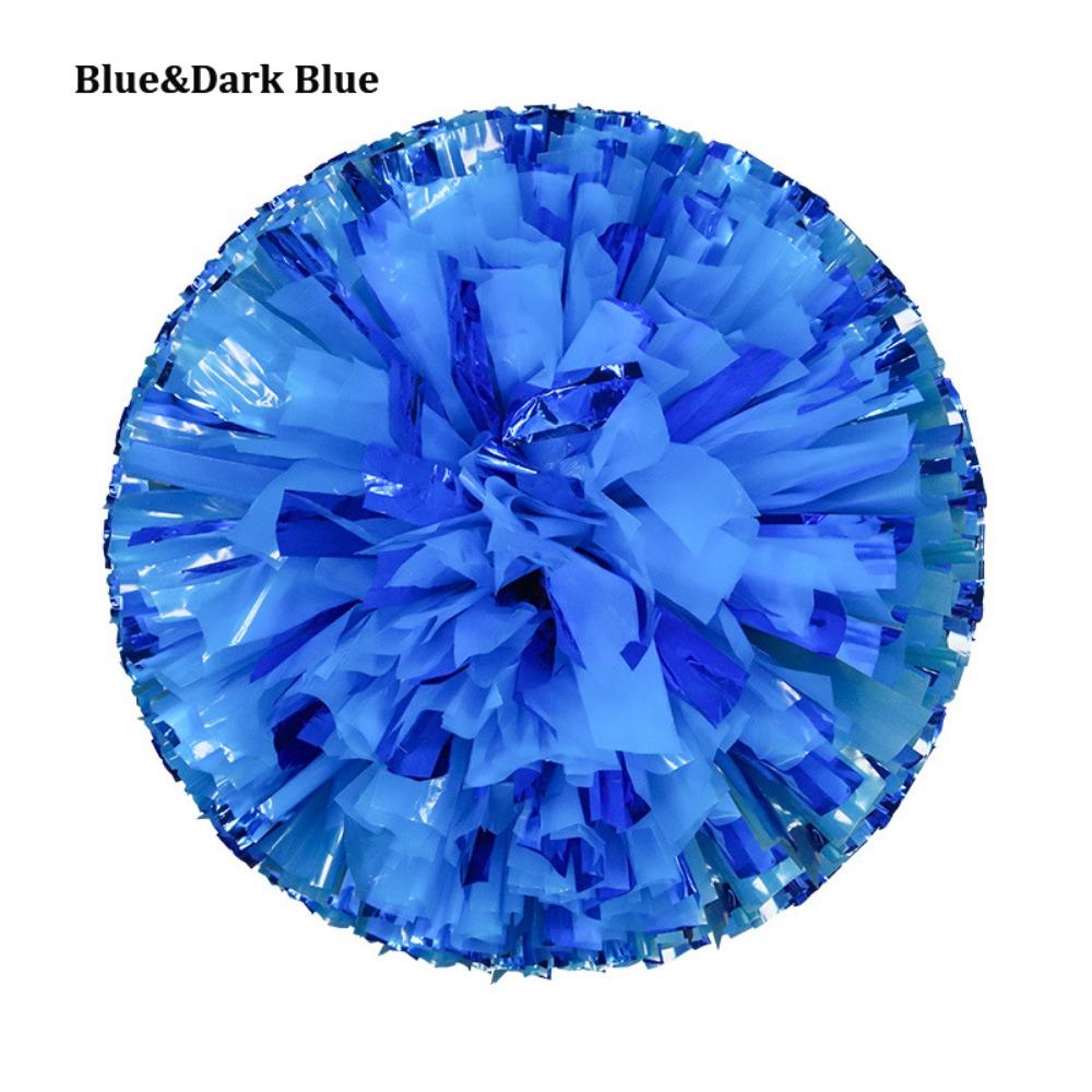 

PET Game Pom Poms Multicolors Sports Match Vocal Ball High Quality Cheering Ball Club Supplies темно-синий/синий