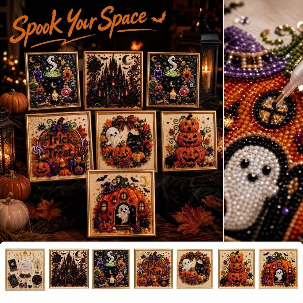 Halloween Sticker Set for DIY Party Decoration