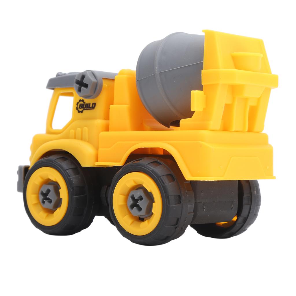 DIY Engineering Truck Toy Children Kids Detachable Car Model Education Toy GiftsEngineering Mixer