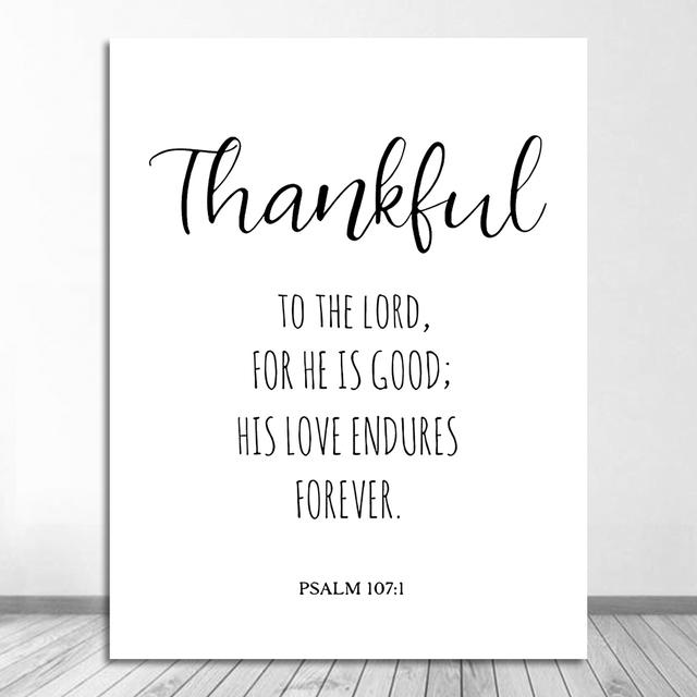 Wall Art Canvas Painting Scripture God Quote Posters and Prints Pictures Living Room Home Decor Bible Verse Typography Christian
