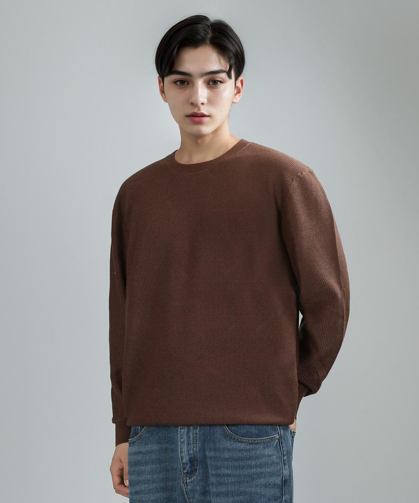 JHONNY WEST Viscose Cashlon Knit (Brown)