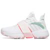 Anta Hengsao1 Cushioning Slip Resistant Abrasion Resistant Mid Top Performance Basketball Shoes Men's White Pink Green 112031108-1
