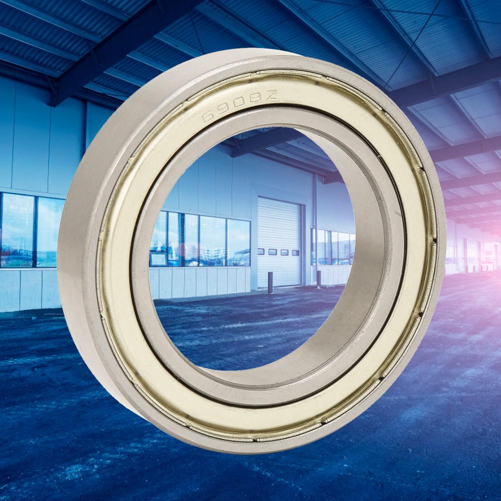 Steel High Speed Double sided Sealed Deep groove Ball Bearings (6908 zz 40*62*12mm)