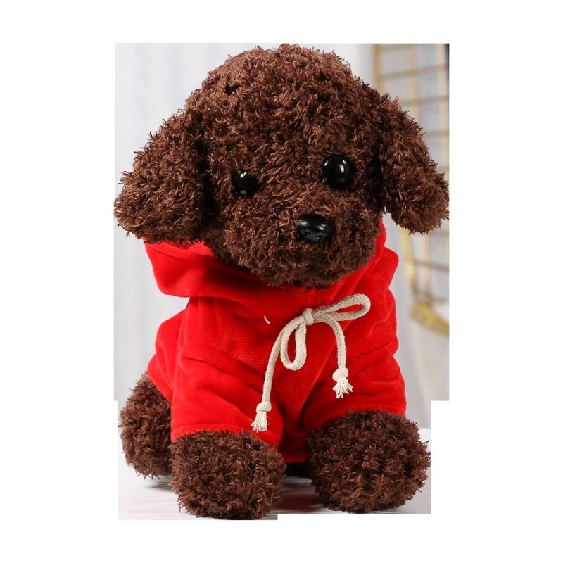 Little Dog Plush Toys, Dog Dolls, Teddy Dog Dolls, Cute Little Animal Dolls On The Bed
