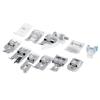 Presser Feet - Brother - HB057 - 11 Pieces - Compatible with Janome and Singer - Durable Metal