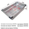 Nano Silver Kitchen Sink with Drain Basket
