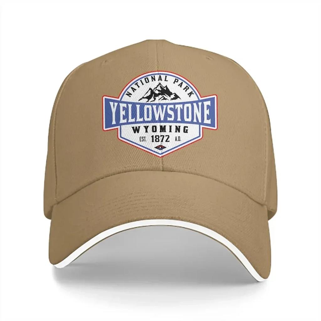 Yellowstone National Park Multicolor Hat Peaked Unisexs Cap WYOMING MOUNTAINS HIKING CAMPING Personalized Visor Protection Hats